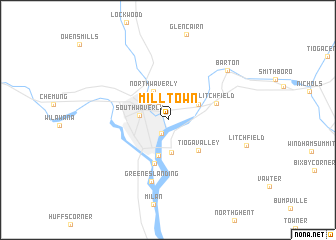 map of Milltown