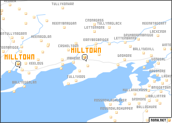 map of Milltown