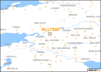 map of Milltown