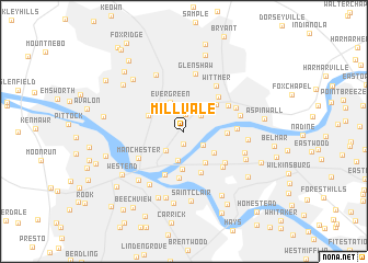 map of Millvale