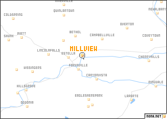 map of Millview