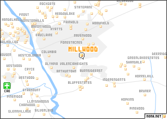 map of Millwood