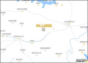 map of Millwood
