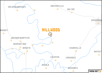 map of Millwood