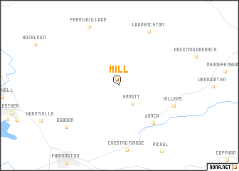 map of Mill