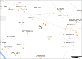 map of Milmay