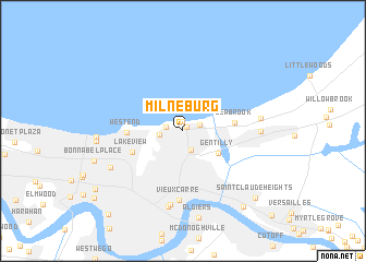 map of Milneburg