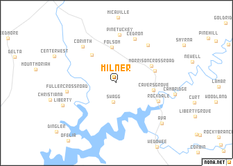 map of Milner