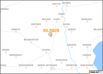 map of Mil\