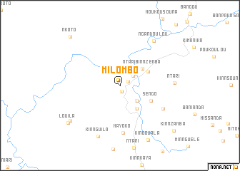 map of Milombo
