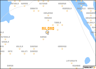 map of Milomo