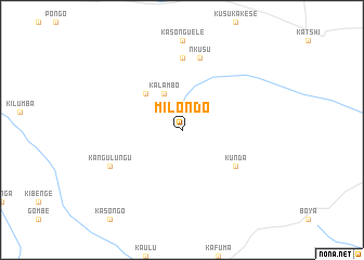 map of Milondo
