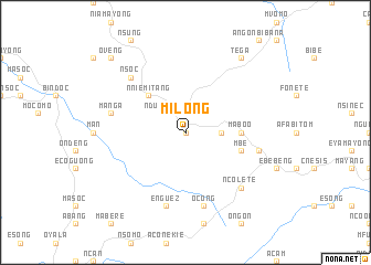 map of Milong