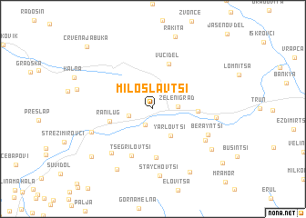 map of Miloslavtsi