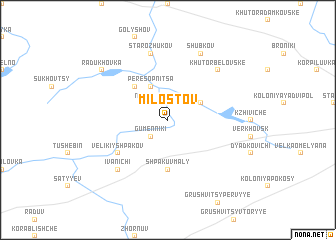 map of Milostov