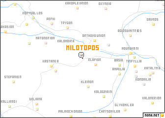 map of Milótopos