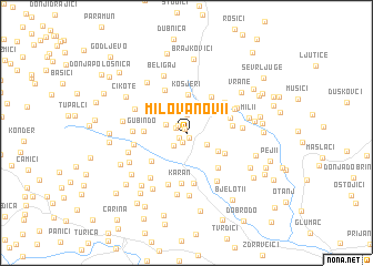 map of Milovanovi°i