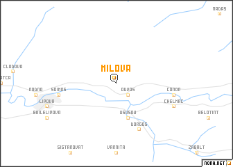 map of Milova