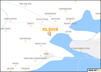 map of Milovka