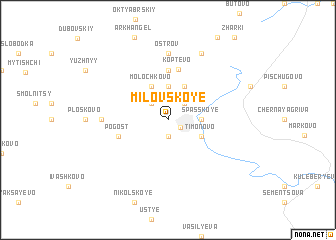 map of Milovskoye