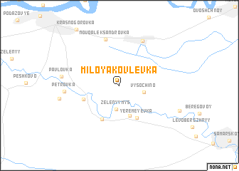 map of Milo-Yakovlevka