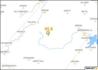 map of Milo