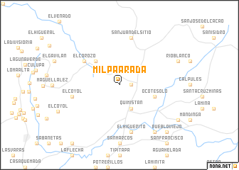 map of Milpa Arada