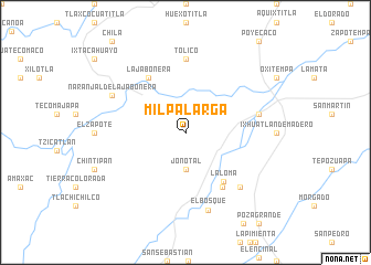 map of Milpa Larga