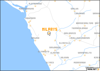 map of Mil Pays
