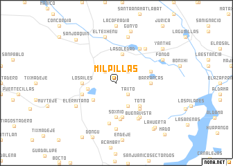 map of Milpillas