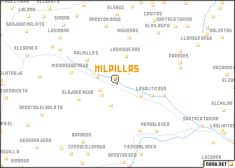 map of Milpillas