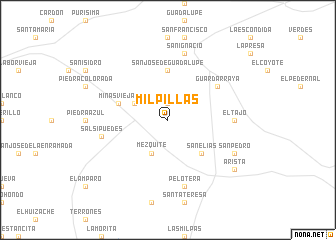 map of Milpillas