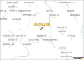 map of Milpillas