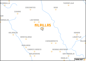 map of Milpillas