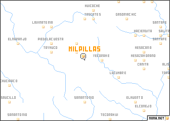 map of Milpillas