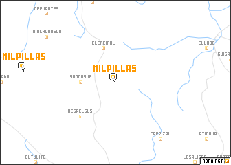 map of Milpillas