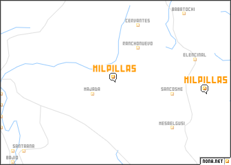 map of Milpillas