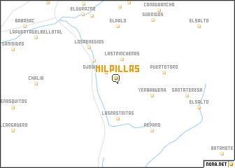 map of Milpillas