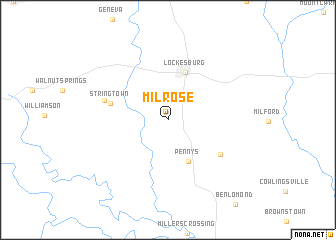 map of Milrose