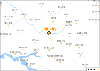 map of Milroy