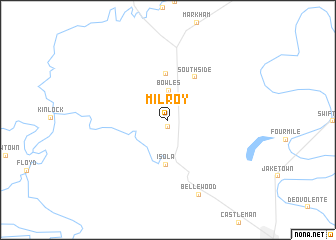 map of Milroy
