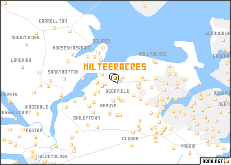 map of Milteer Acres