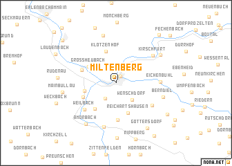 map of Miltenberg