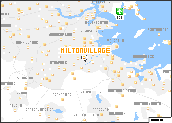 map of Milton Village