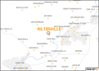 map of Miltonville