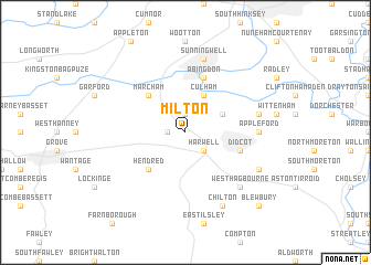 map of Milton