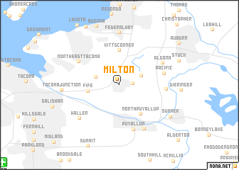 map of Milton