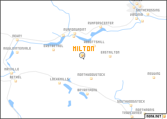 map of Milton