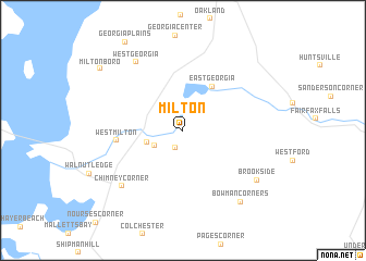 map of Milton