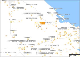 map of Milton